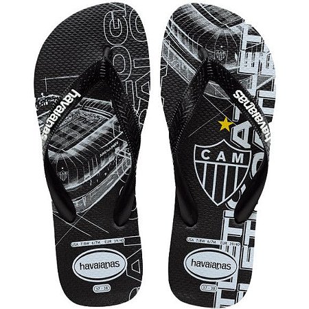 Chinelo Havaianas Time do Atletico Mineiro Oficial do Clube