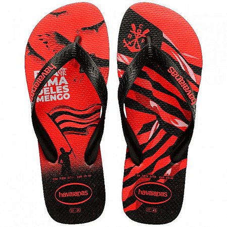 Chinelo Havaianas Time do Flamengo Oficial do Clube