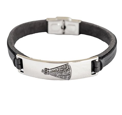 PULSEIRA NOSSA SENHORA ZAMAK INOX