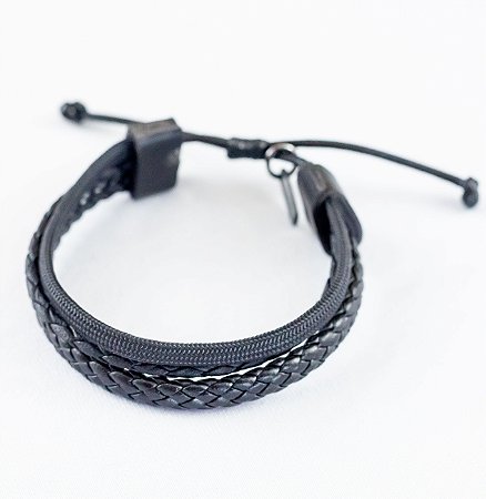 PULSEIRA COURO 3 em 1 BLACK