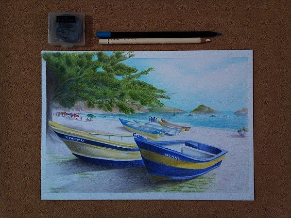 Desenho Praia de Itaipu