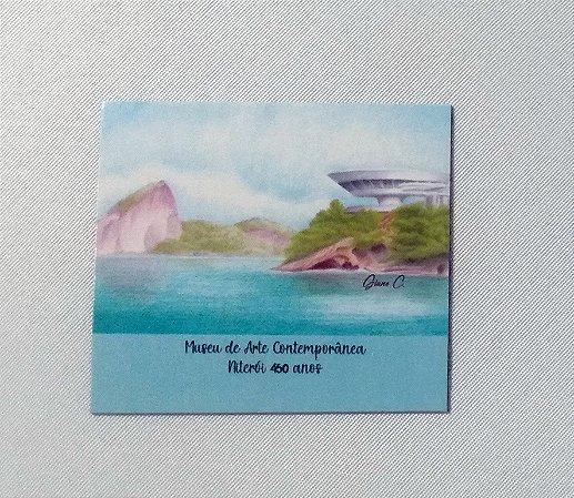 Ímã de geladeira MAC - Niterói 450 anos
