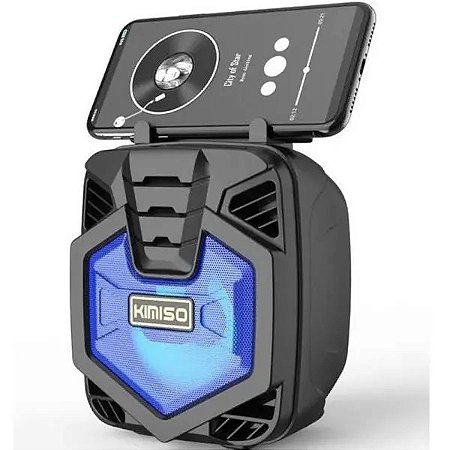 Caixa De Som Portátil Wireless Bluetooth Kms-1185 Pendrive Mp3 Radio Fm