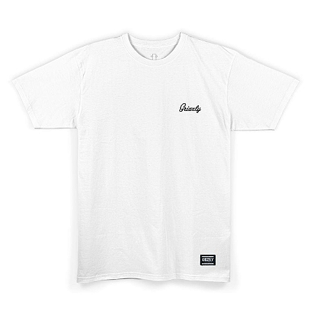 Camiseta Grizzly t-shirt mini script tee white