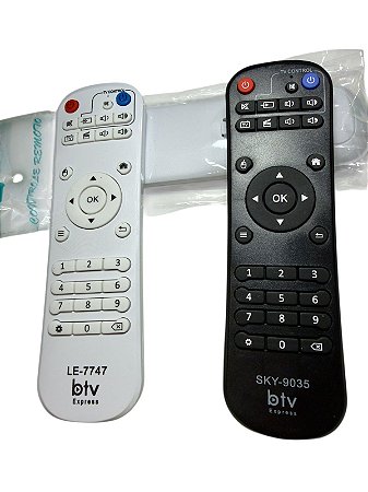 Controle Remoto Receptor BTV SKY-9035 / LE-7747