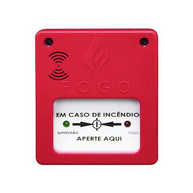 Acionador manual com sirene 12V/24V Convencional