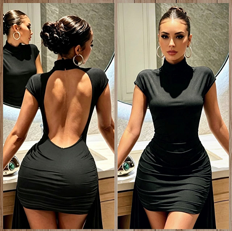 Vestido Loise Preto