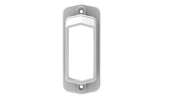 Protetor Anti Vandalismo Campainha Intelbras Cib100 Modelo 4/Branco