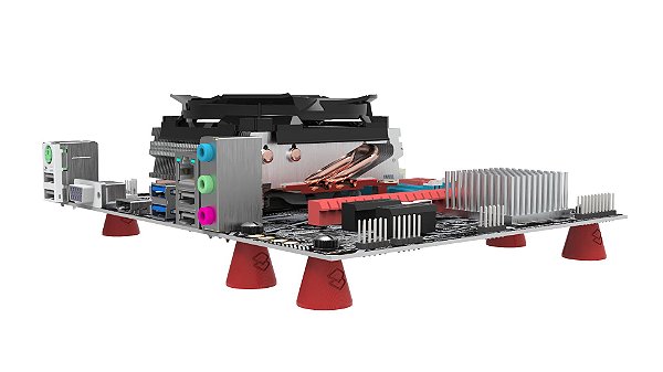 Suporte Externo Placa Mãe GPU-VGA/VERMELHO