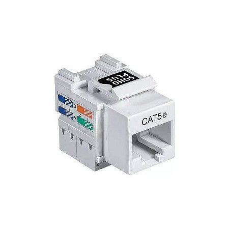 CONECTOR FEMEA KEYSTONE SOHOPLUS CAT 5E T568A/B BRANCO - FURUKAWA