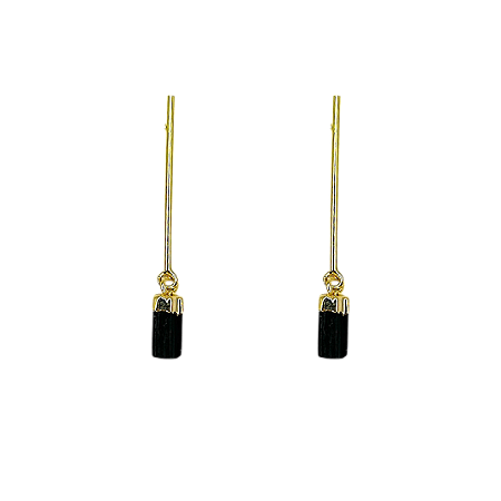 BRINCO RETO - TURMALINA NEGRA