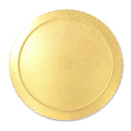 Cakeboard Ouro 21cm Ultrafest - Pcte c/5unid