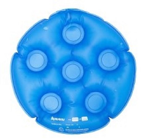 Almofada Gel Caixa De Ovo Redonda S/ Orifício Anti-escaras