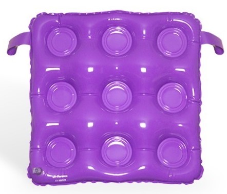 Encosto Inflável Fecho Aderente Cadeira De Banho