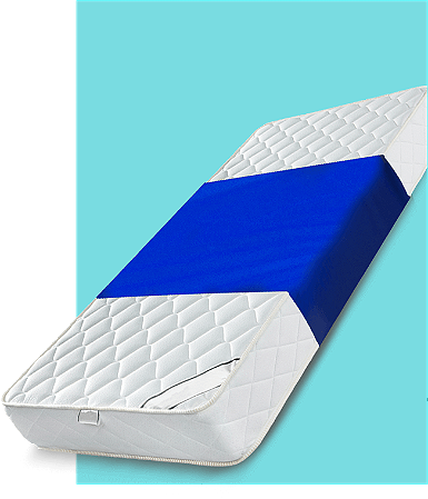 Protetor Parcial Solteiro Courvin Azul