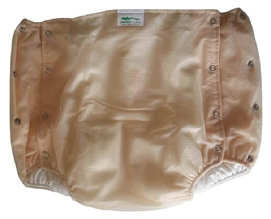 Calça Plástica Adulto para Incontinência Urinária Bege da Senior Care