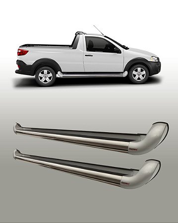 Estribo Personalizado Fiat Strada CS CD 2014 2020