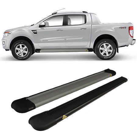 Estribo Plataforma Aluminio Ranger CD 2013 2022