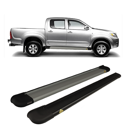Estribo Plataforma Aluminio Hilux CD 2005 2015