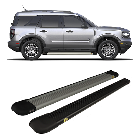 Estribo Plataforma Aluminio Bronco 2021 acima