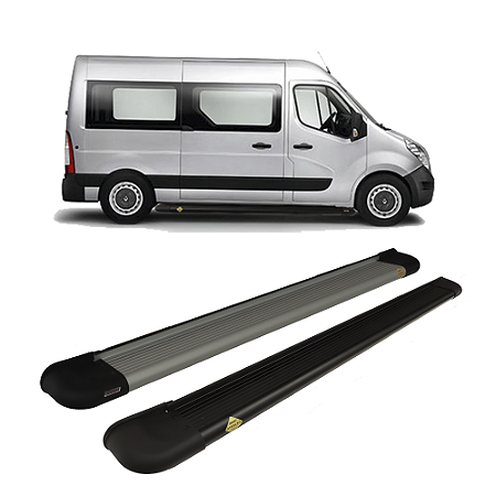 Estribo Aluminio Renault Master 2013 acima