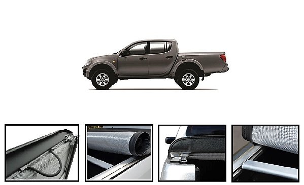 Capota Marítima L200 Triton (Caçamba Curta Curvada)