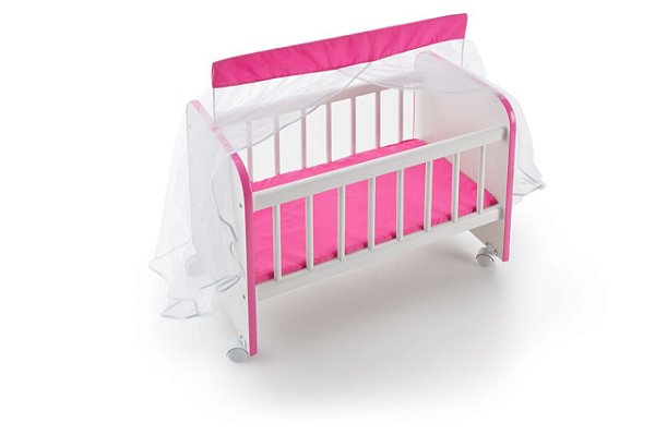 Berço de Boneca Aconchego Pink