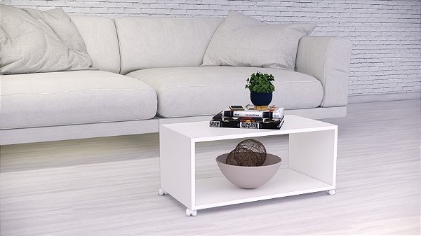 Mesa de Centro Com Rodinhas