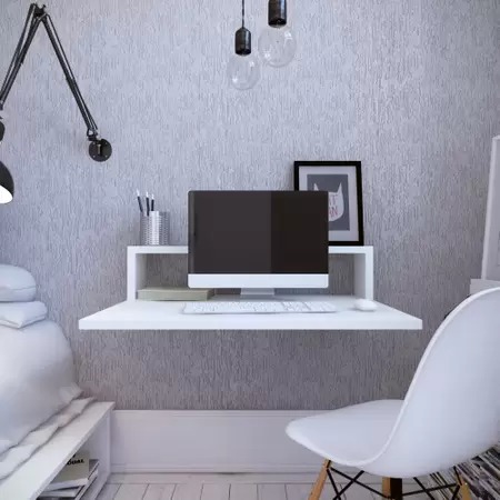 Suporte Mesa Suspensa para Notebook Branca