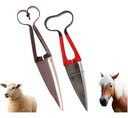 Kit 02 Tesoura P/ Crina de Equinos e Bovinos e Tosquia de Caprinos da Marca Corneta
