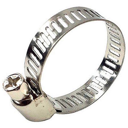 Kit 25 Abraçadeira Rosca Sem Fim Largura 9,0mm e Abertura de 38 X 51mm Fabricada pela Rexon