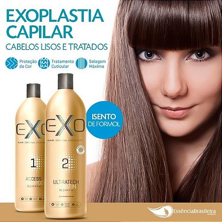EXOPLASTIA KIT ALISAMENTO SHAMPOO ACCESS + ULTRATECH KERATIN 500 ML - EXO