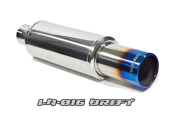 Abafador final esportivo em inox Luzian (linha premium) LA016 (Drift)