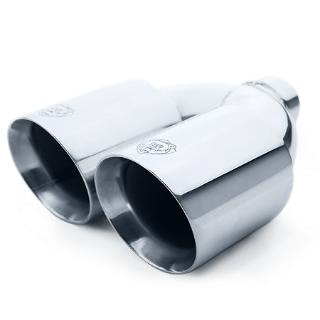 Ponteira Dupla Escapamento em Inox Bärenwald Mitte 3,5"