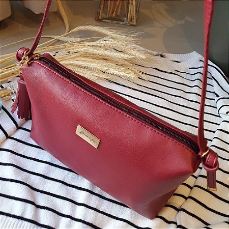 Bolsa Ana - Bordô