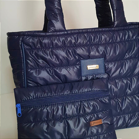 Bolsa Puffer - Azul marinho