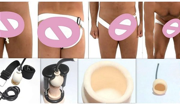 Kit extensor peniano a  vácuo Silver Pro confort Plus
