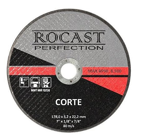 DISCO DE CORTE METAL 9 228x3,2 mm ROCAST