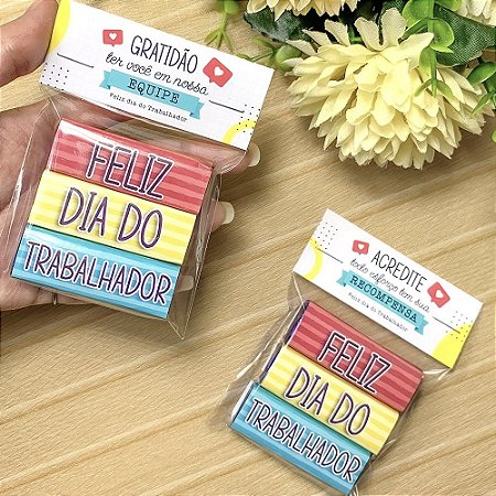 Mimo do Dia do Trabalhador - Saquinho com 3 Bis