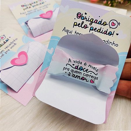 Card com Balinha - 10 unidades