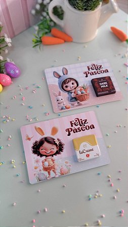 Card com Tablete de Chocolate Cacau Show - 10 Unidades