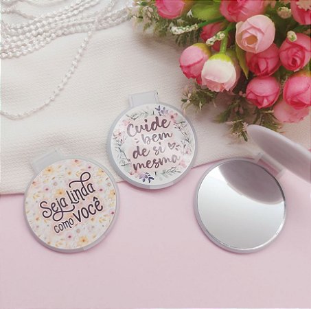 Espelho de Bolsa Personalizado - 10 unidades