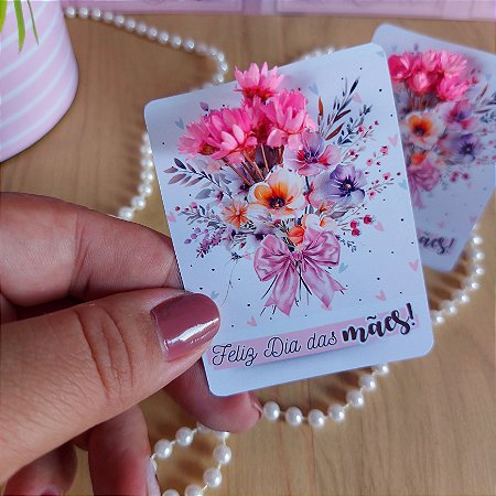Card com Sempre Viva - 10 unidades