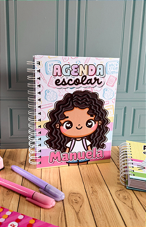 Agenda Escolar 2025 - 2 dias por página