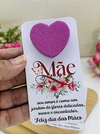 Card Lixinha de Unha Coração - 10 Unidades