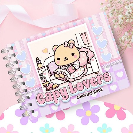 Caderno de Colorir Capivara