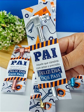 Caneta Martelinho Dia dos Pais - 12 unidades