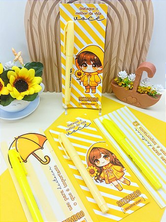 Card com Marca Texto Setembro Amarelo - 10 Unidades