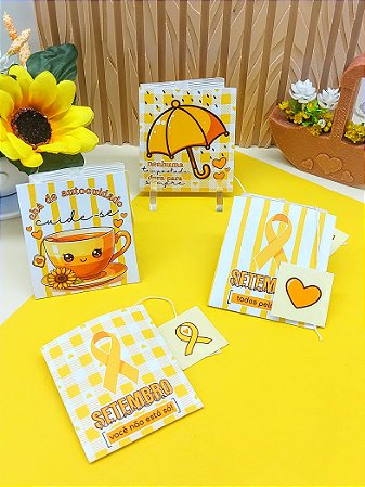 Sachê de Chá Setembro Amarelo - 10 Unidades