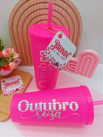 Copo Outubro Rosa - 6 unidades